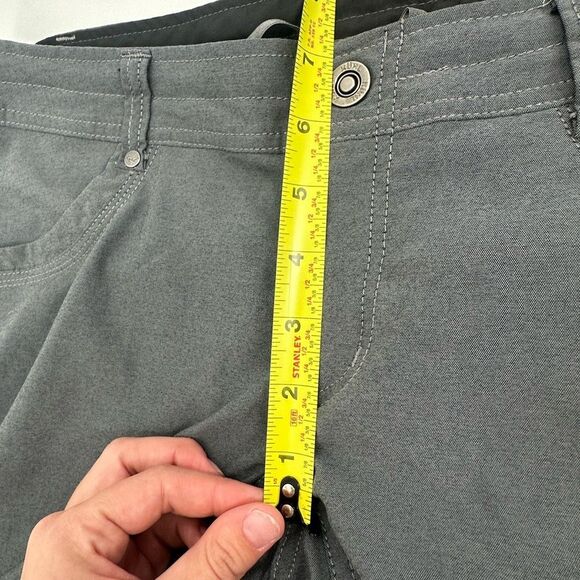 Kuhl Pants Gray Cotton Stretch Cargo Hiking Snap Closure Pockets Sz 10 Reg - Picture 9 of 9